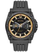 Limited Edition Bulova Men's Special Edition 2017 Grammy Black Silicone Strap Watch 46mm 98b294
