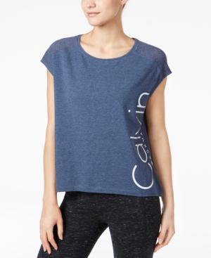 Calvin Klein Performance Cropped Logo T-shirt