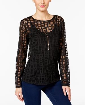 Inc International Concepts Illusion Top, Only At Macy's