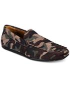 Alfani Men's Bromley Camo Suede Drivers, Created For Macy's Men's Shoes