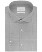 Calvin Klein Platinum Slim-fit Gray Gingham Dress Shirt