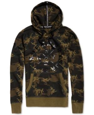 Superdry Men's Surplus Goods Camo Graphic-print Hoodie