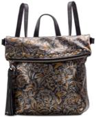 Patricia Nash Tricolor Metallic Luzille Convertible Backpack