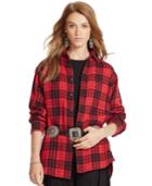 Polo Ralph Lauren Plaid Cotton Boyfriend Shirt