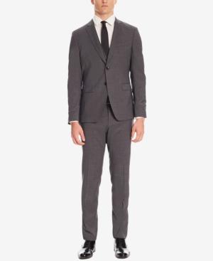 Boss Men's Extra-slim Fit Basketweave Three-piece Suit