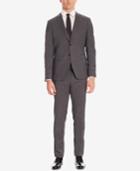 Boss Men's Extra-slim Fit Basketweave Three-piece Suit