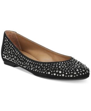 French Sole Fs/ny Quench Embellished Flats Women's Shoes