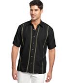 Cubavera Insert Paneled Shirt