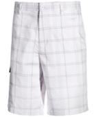 Greg Norman For Tasso Elba Men's Plaid Golf Shorts, Only At Macy's