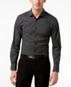 Inc International Concepts Men's Micro-square Non-iron Stretch Shirt, Only At Macy's