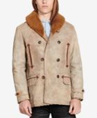 Denim & Supply Ralph Lauren Men's Slim-fit Canvas Coat With Faux-fur Trim