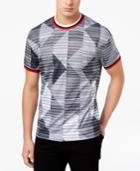 Kenneth Cole New York Men's Tipped Printed T-shirt