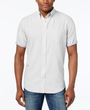Weatherproof Linen Solid Slub Short-sleeve Shirt