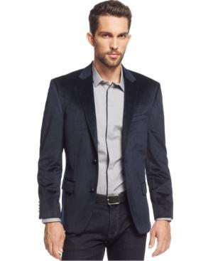 Vince Camuto Slim-fit Velvet Blazer