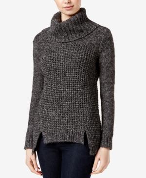 Kensie Asymmetrical Turtleneck Sweater