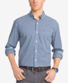 Izod Men's Gingham Long-sleeve Shirt