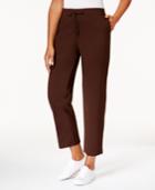 Karen Scott Petite Soft Pull-on Pants, Created For Macy's