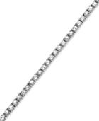 Sterling Silver White Sapphire Tennis Bracelet (4-3/4 Ct. T.w.)