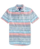 American Rag Men's Sunbaked Aztec Cotton Shirt, Only At Macy's