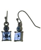 2028 Square Stone And Crystal Drop Earrings, A Macy's Exclusive Style