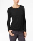 Eileen Fisher Crew-neck Long-sleeve T-shirt