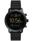 Fossil Q Men's Explorist Gen 3 Black Silicone Strap Touchscreen Smart Watch 46mm