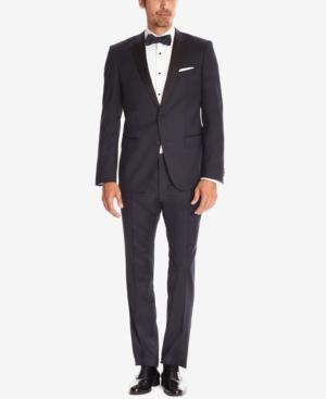 Boss Men's Slim-fit Italian Super 120 Virgin Wool Tuxedo
