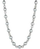 Anne Klein All-around Imitation Pearl Collar Necklace