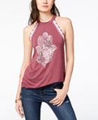 American Rag Juniors' Hamsa Graphic Top, Created For Macy's