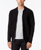 Alfani Collection Men's Lightweight Waffle-knit Sweater Jacket, Only At Macy's