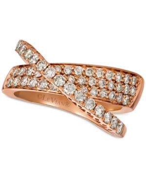 Le Vian Nude Diamonds Crisscross Ring (1 Ct. T.w.) In 14k Rose Gold