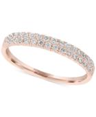 Pave Rose By Effy Diamond Pave Band (1/3 Ct. T.w.) In 14k Rose Gold
