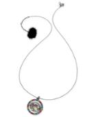 Betsey Johnson Xox Trolls Silver-tone Pendant Necklace, Only At Macy's