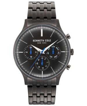 Kenneth Cole New York Men's Gunmetal-tone Stainless Steel Bracelet Watch 42mm