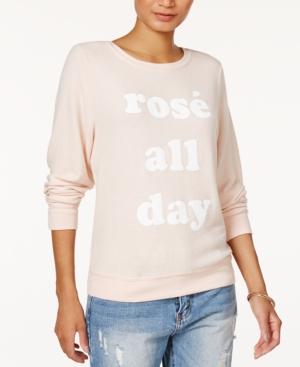 Dream Scene Cotton Rose All Day Graphic Sweatshirt
