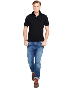 Polo Ralph Lauren Big And Tall Classic-fit Stretch-mesh Polo Shirt