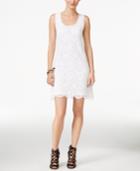 Karen Kane Crochet-lace Sleeveless Shift Dress