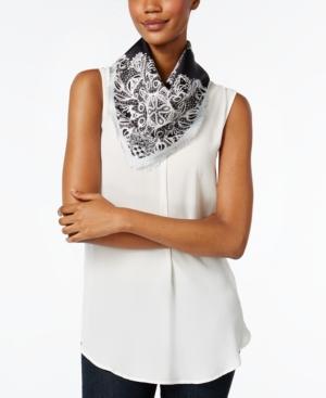 Vince Camuto Lace Crossing Square Scarf