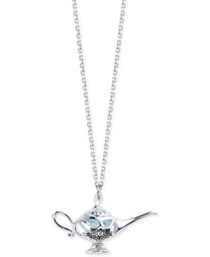 Disney Aladdin Lamp Pendant Necklace In Sterling Silver