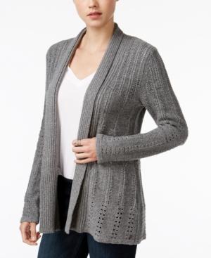 Roxy Juniors' Old Pine Open-knit Cardigan