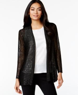 Alfani Petite Sequined Cardigan, Only At Macy's
