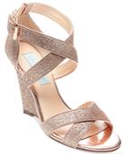 Blue By Betsey Johnson Cherl Wedge Sandals Women's Shoes