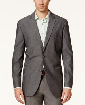 Alfani Red Men's Kyler Chambray Slim-fit Sport Coat, Only At Macy's