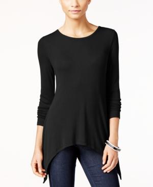 Inc International Concepts Handkerchief-hem Top, Only At Macy's