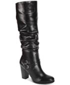 Style & Co Sophiie Ruched Dress Boots, Created For Macy's Women's Shoes