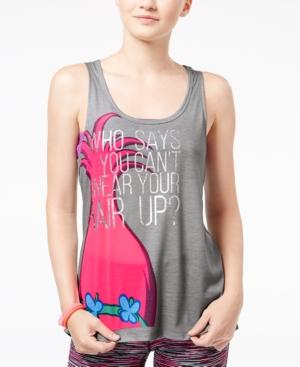 Dreamworks Trolls Juniors' Troll Hair Graphic Tank Top