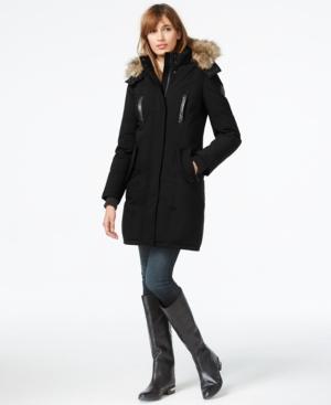 Rud Styled By Rudsak Faux-fur-hood Down Parka