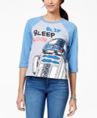Juniors' Star Wars Artoo Graphic Baseball T-shirt From Mighty Fine