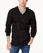 American Rag Men's Textured Hooded Sweater, Created For Macy's