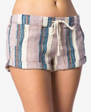 O'neill Juniors' Malina Cotton Striped Shorts